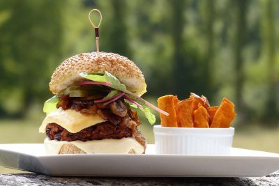 vegan plant-based burger