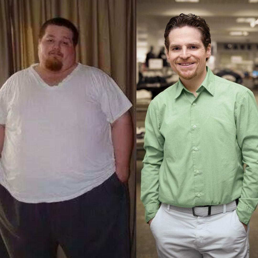 Chuck Before and After Vegan