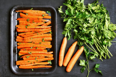 Zanahorias con mantequilla y hierbas