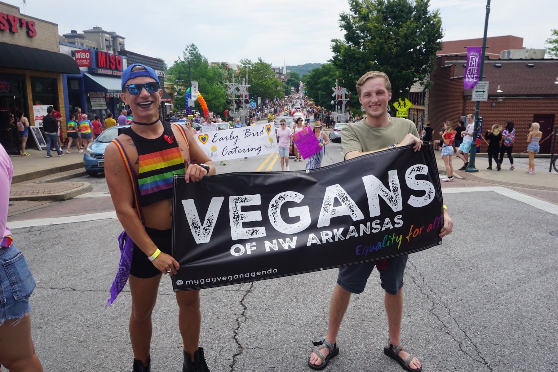 Nikos Pecoraro is an HIV+, genderqueer gay vegan from Arkansas. And PROUD. Credit: @mygayveganagenda
